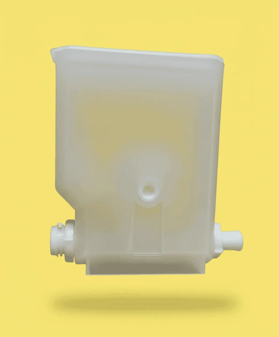 White translucent Godrej coffee machine replacement part by COFFEE WALLA with connector ports