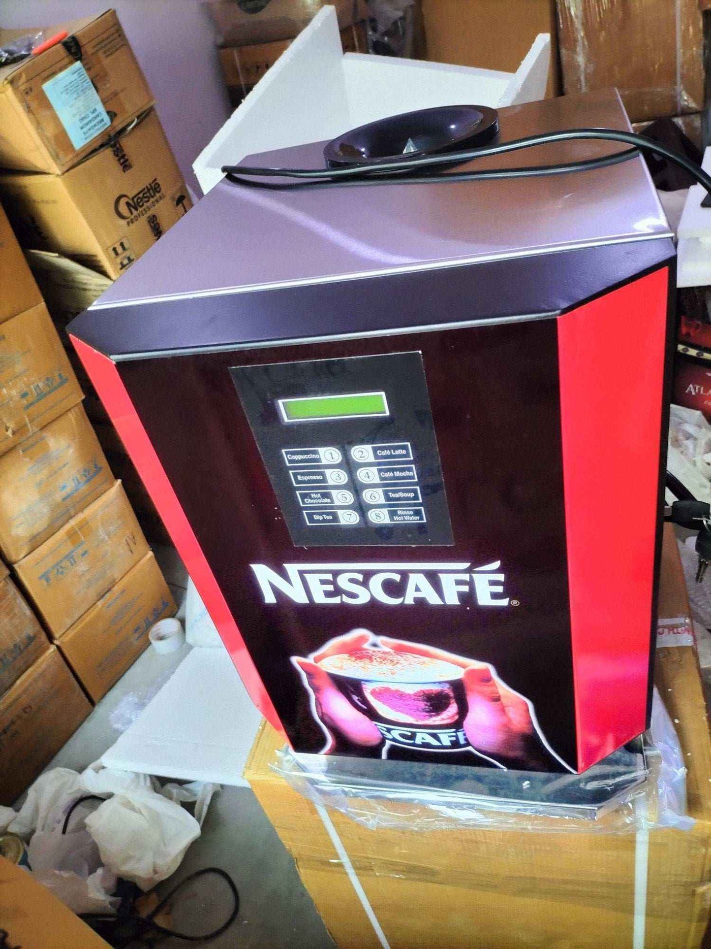 Nescafe Coffee Machine 3 LANE 8 OPTION Delhi Automatic Tea and Coffee Vending Machine - COFFEE WALLA