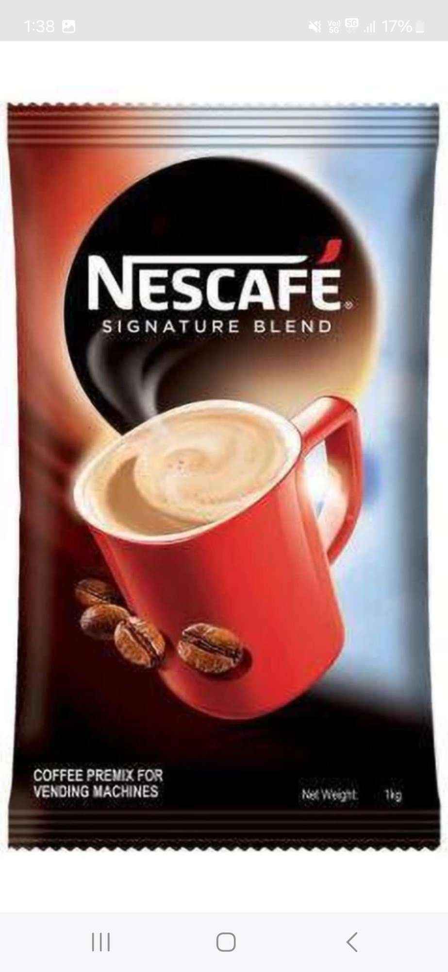 Nescafe Signature Blend Vending Machine Coffee 1kg - COFFEE WALLA