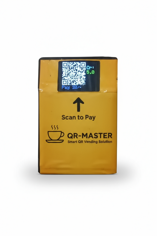 QR-Master smart QR vending solution with scan to pay feature for Amazon instant coffee Noida