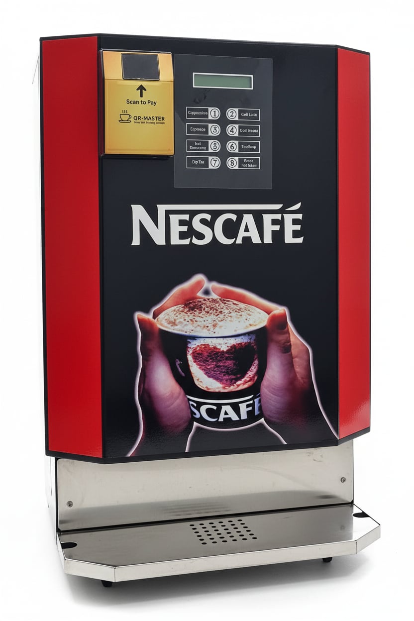 NESCAFE 8 OPTION UPI QR MASTER PHONEPE QR SOPORT