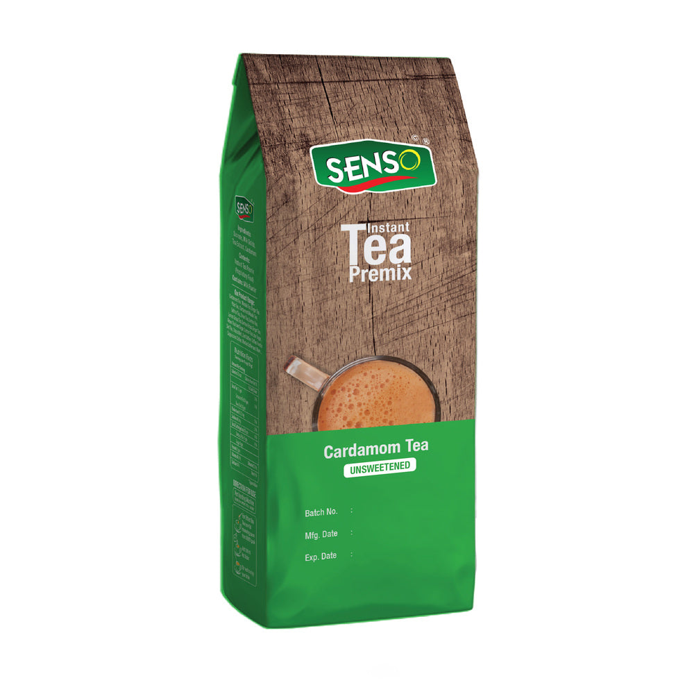 Senso Cardamom Tea 1kg Unsweetened Instant Premix - COFFEE WALLA CALL ANY REQUIREMENT 99397588888 24*7