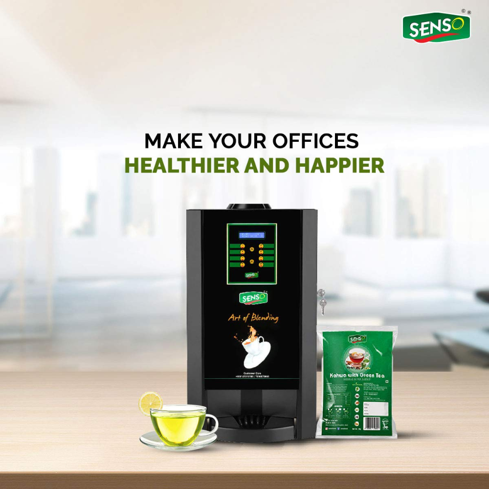 SENSO Instant Kahwa with Green Tea Ayurvedic Supplement - COFFEE WALLA CALL ANY REQUIREMENT 99397588888 24*7